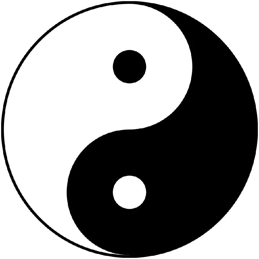 Download simple Yin and Yang tattoo design with the highest quality 