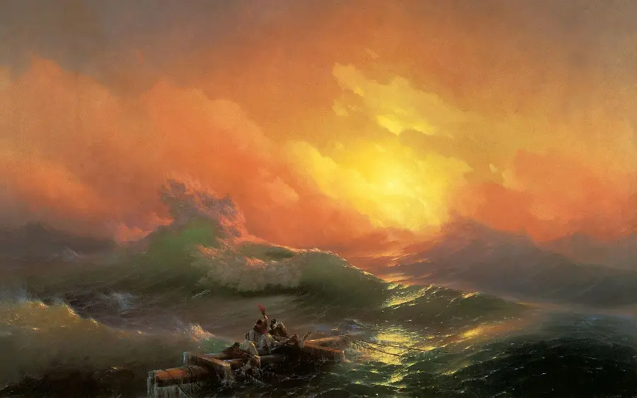 William Turner Sunset Painting in Full HD Quality