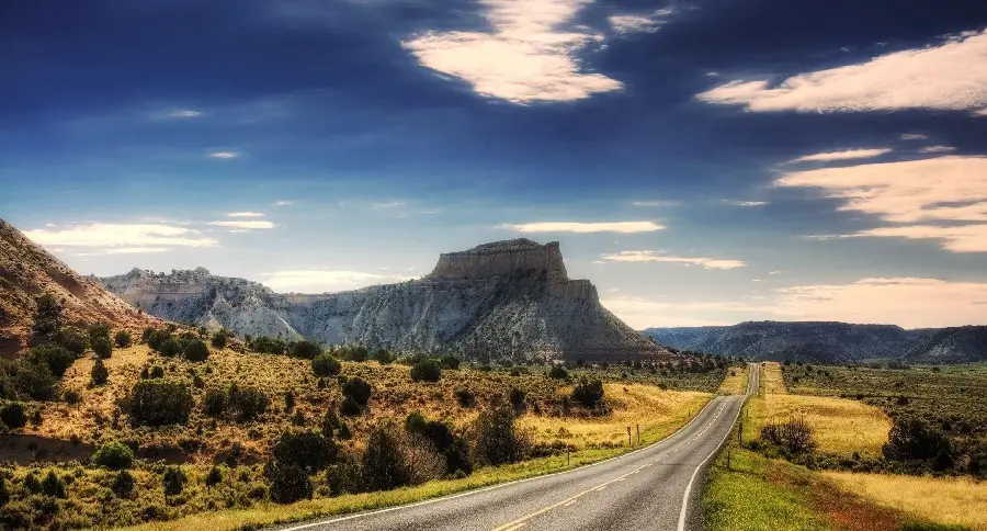 Rocky Hills Desert Road Wallpaper Jeff Sullivan Photography