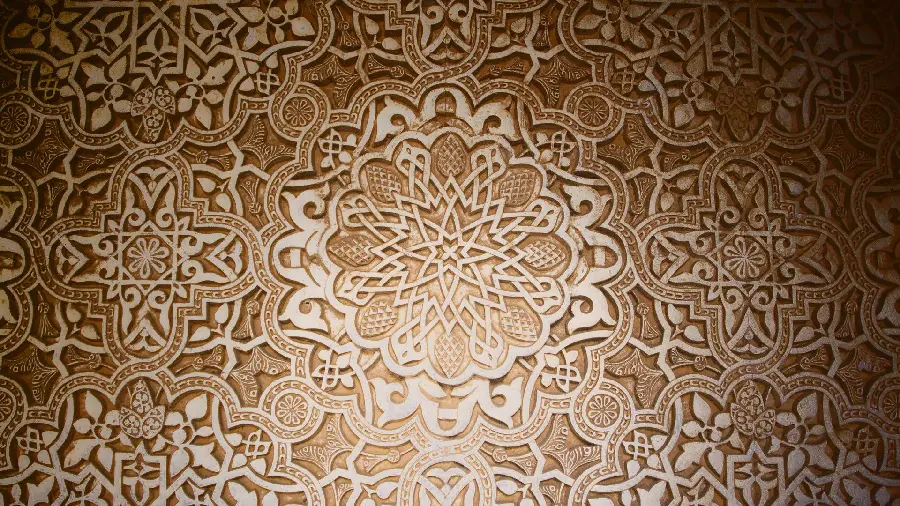 Image of Islamic design for engraving and carving on wood