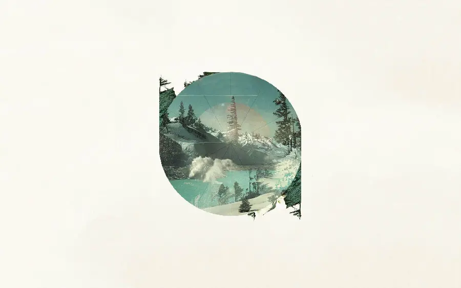 The most special full HD image of a minimalist nature landscape