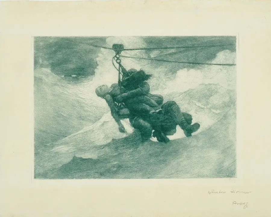Gordon Grant (1875-1962) Lithograph signed in pencil