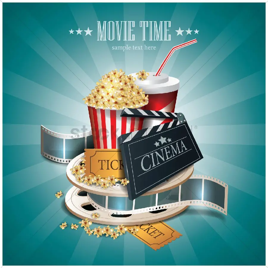 Image of cinema tools for the background in high resolution 