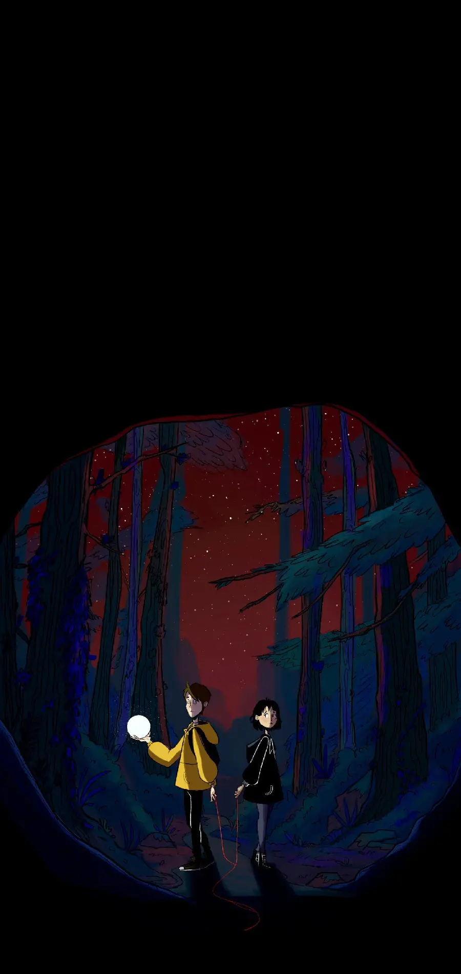 Dark cave animation photo for printing a teenage event poster 