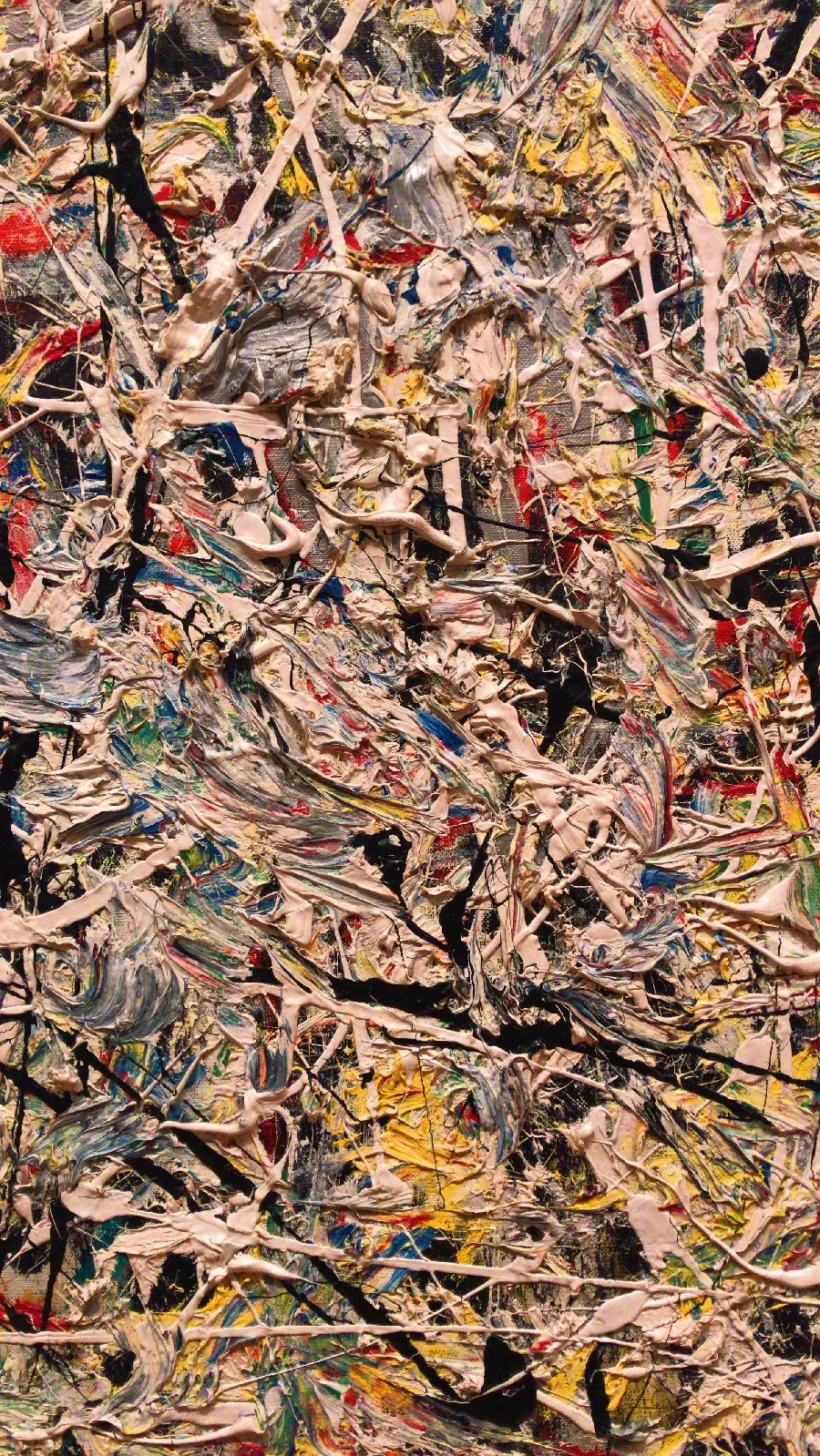 1946 Print of Glowing Matter Painting by Jackson Pollock