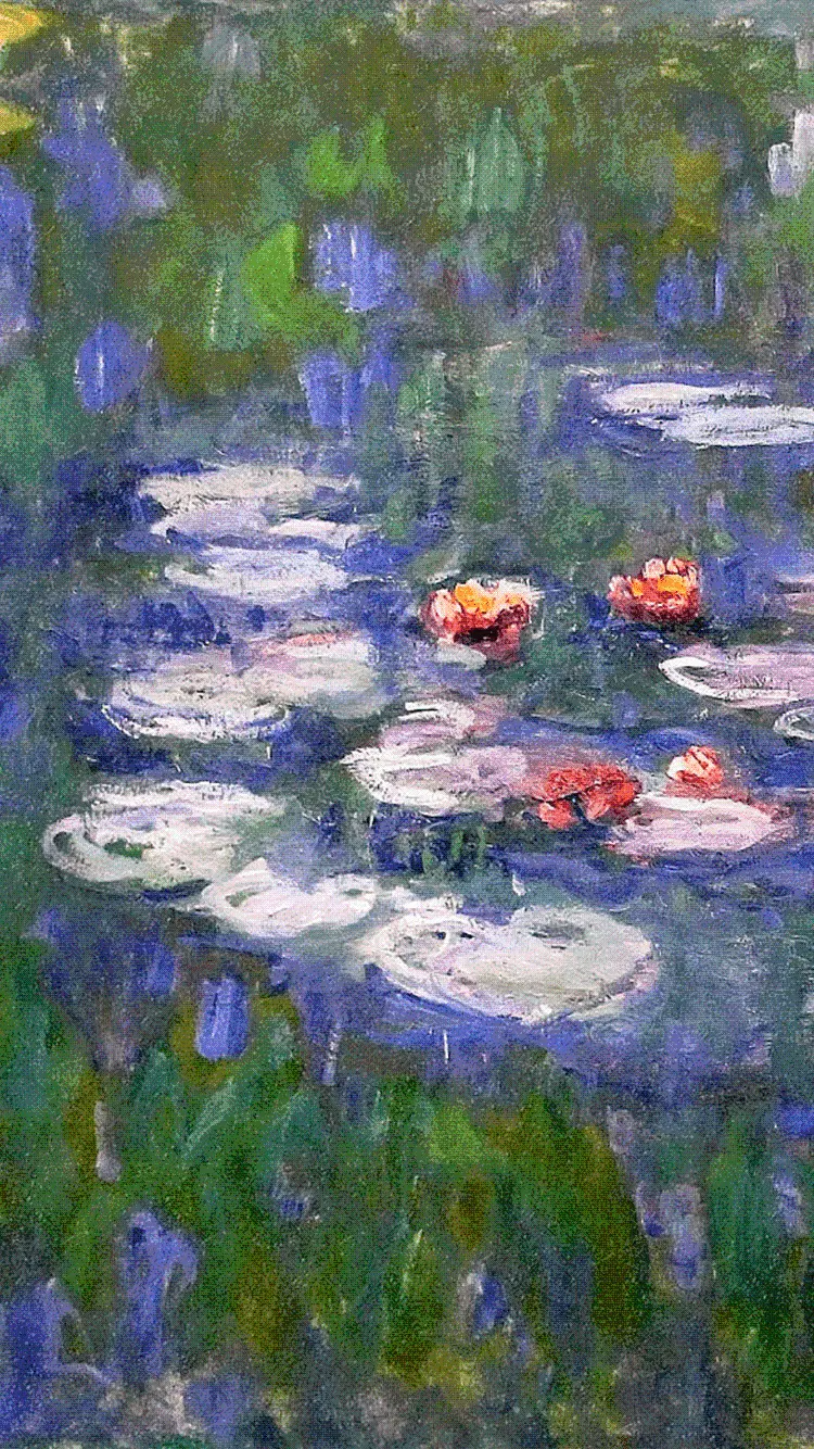 Download free and high-quality photo of Monet's Garden Meadow and Meadows for iPhone background 