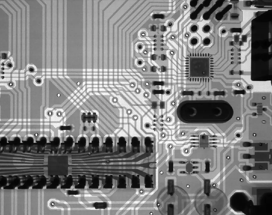 Black and Gray Electrical Circuit Board Background for Electrical Engineers Wallpaper and Profile