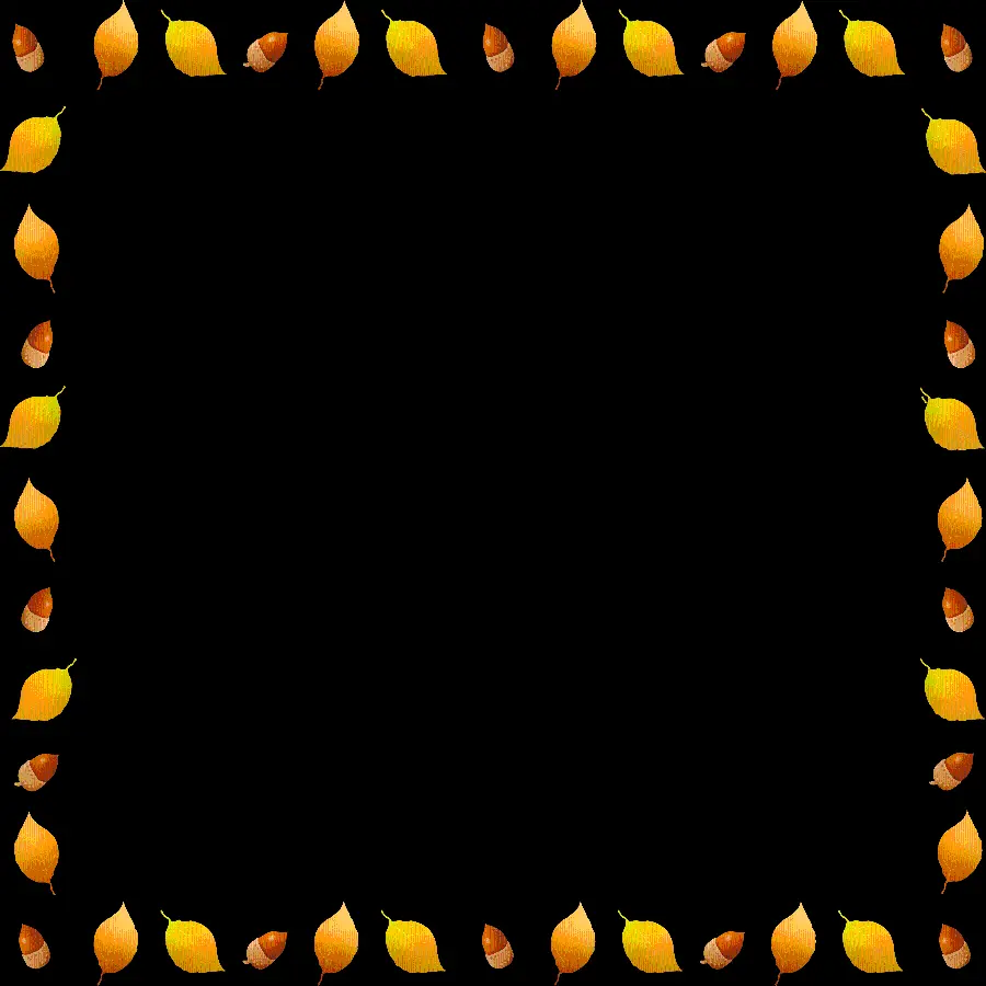 Download of autumn text frame photo for writing text in PNG format