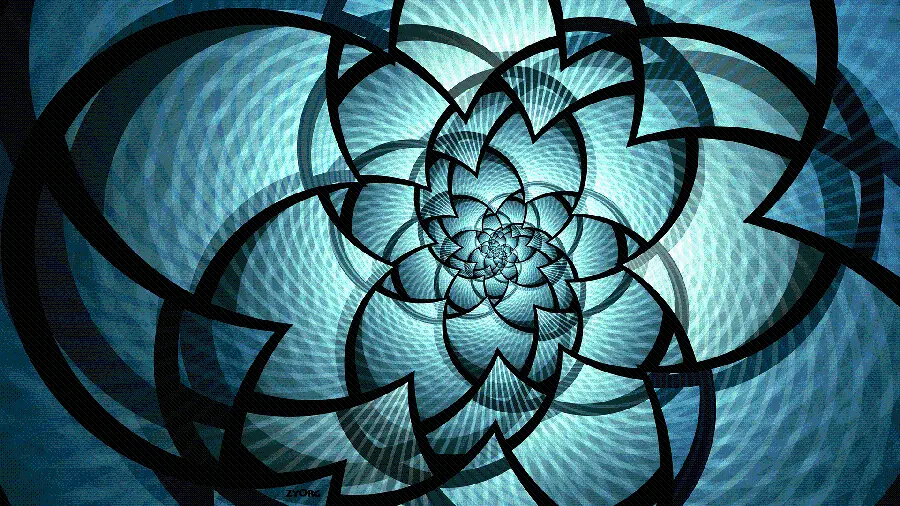 3D Stock Designed in Abstract Fractal Art Style