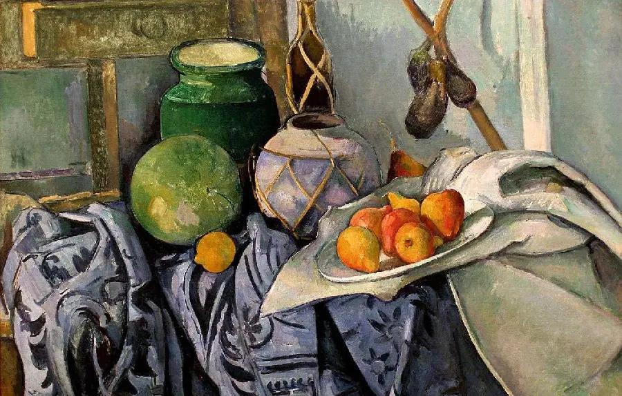 High quality photo of the painting by Paul Cezanne