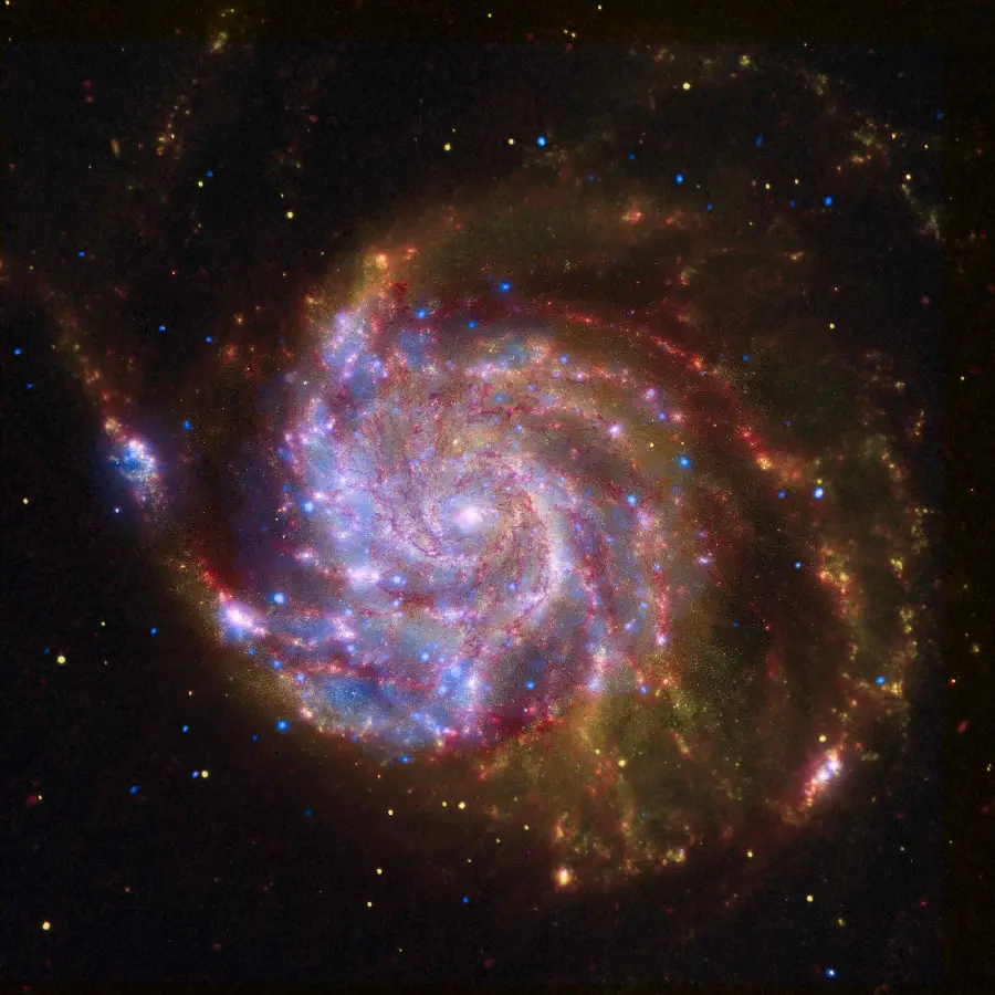 Download photo of the Milky Way galaxy and the beautiful and bright stars of the Galileo Galileo string