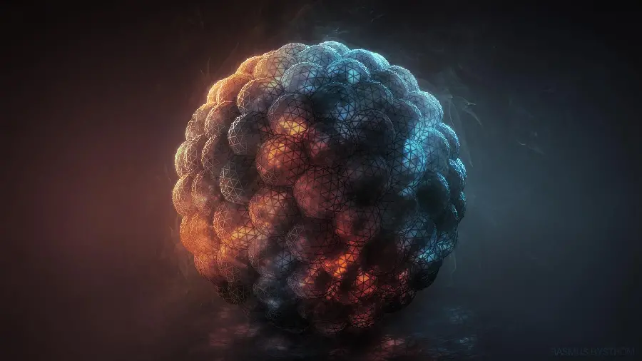Cool 3D wallpaper for video games and technology