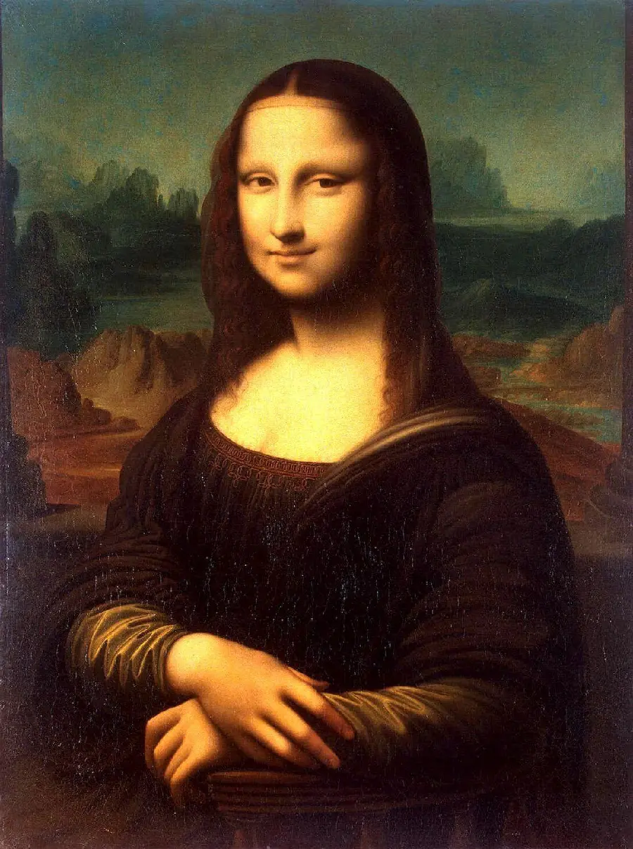 Stock image of the Mona Lisa painting with the highest quality for printing and printing 