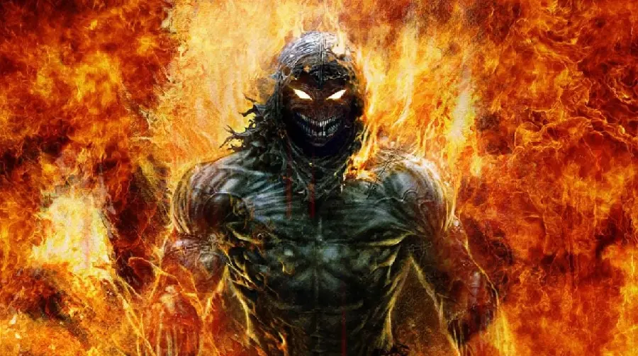 Download the scary and terrifying picture of the devil in flames 