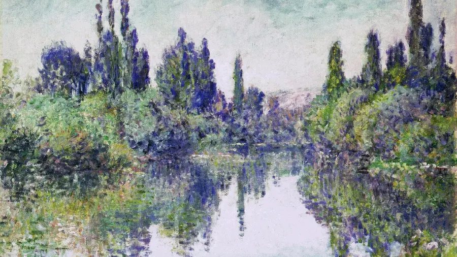 painting monet_seine_near_giverny_1885 Claude Monet