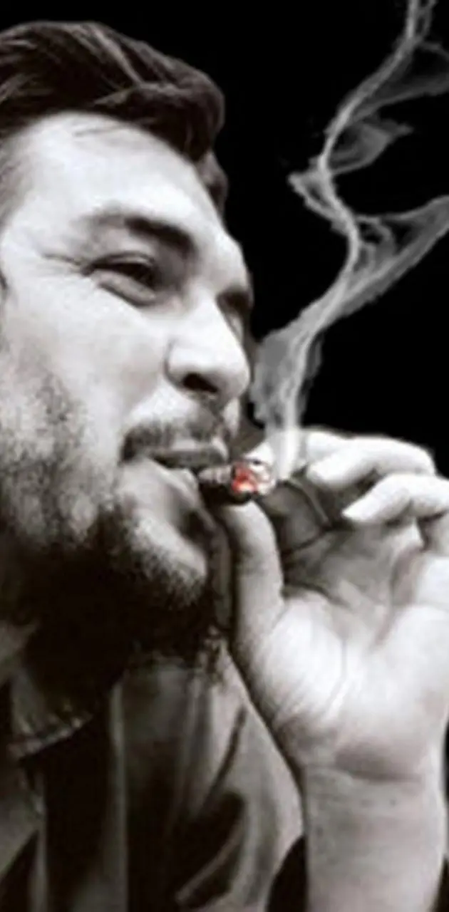 Stock and black and white photo of Ernesto Che Guevara, the main character of the great Cuban revolution