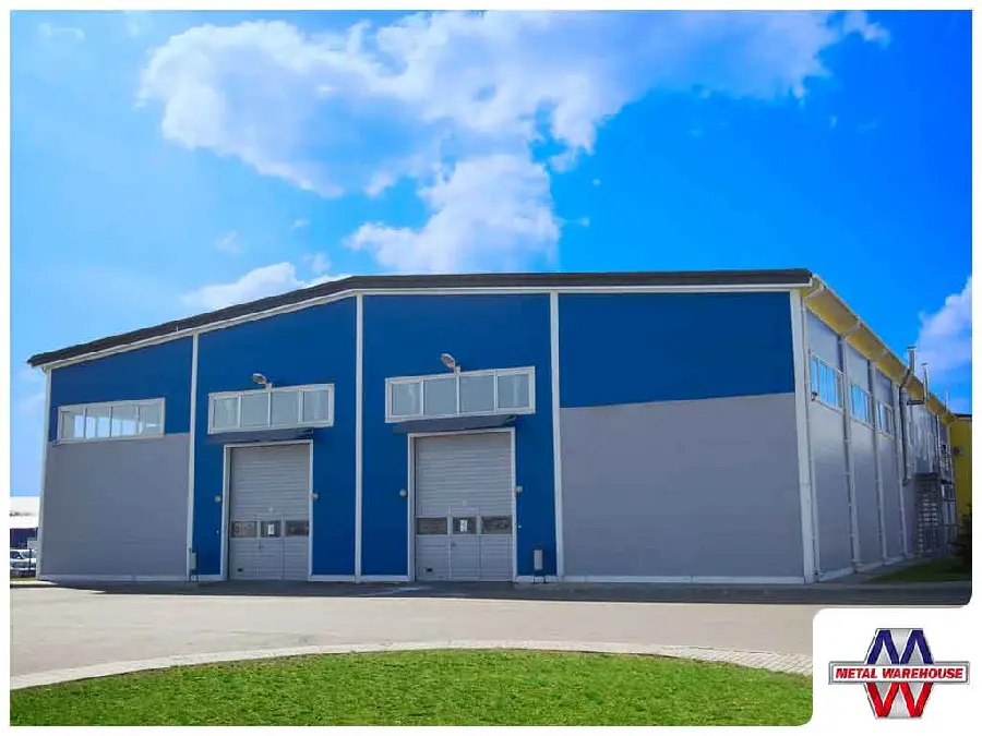 High quality steel and metal building stock photo