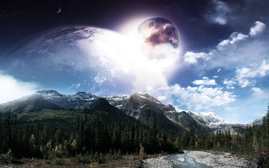 2024 Wallpaper of Reality and Fantasy for Laptop Background