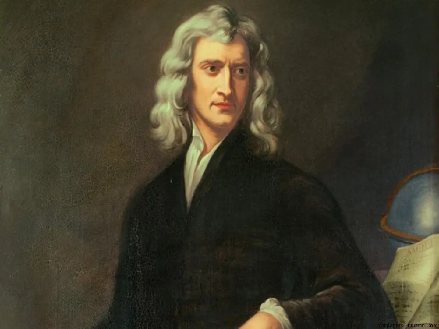 Stock photo of Isaac Newton for printing modern and special signs for use in companies and offices