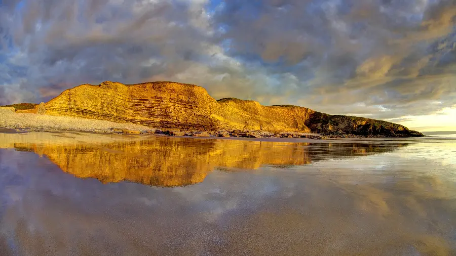 Impressive and charming background of pristine and pure nature in 8K quality