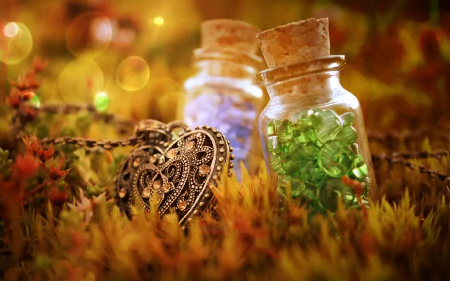 Beautiful wallpaper, magical, romantic, glass, wishes, Floral art