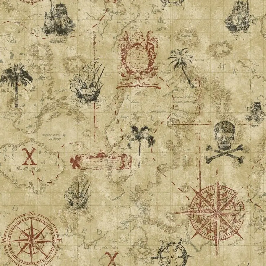 Download free photo of real pirate treasure map in 4k quality 