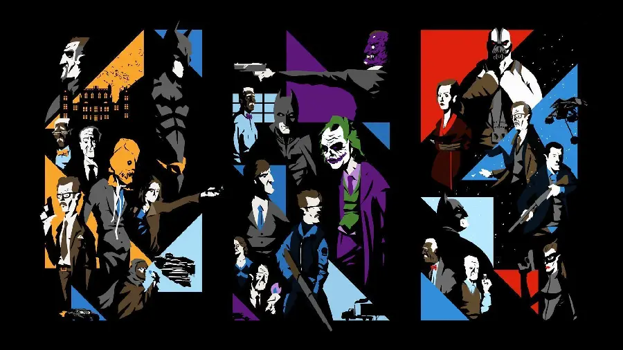 The most secret graphic edit with a collection of trending and popular films by Christopher Nolan