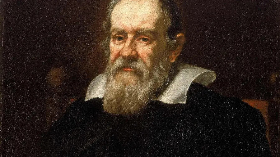 The most attractive photo of Galileo Galileo with a black background for the profile of special people 