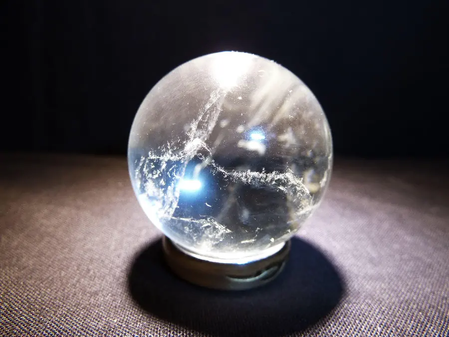 The most special dreamy glass crystal ball image for interior decoration 