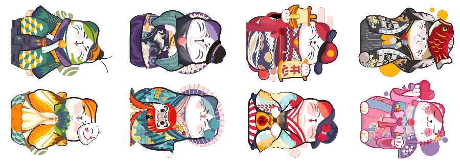 Download animated and cartoon cat drawings in PNG format