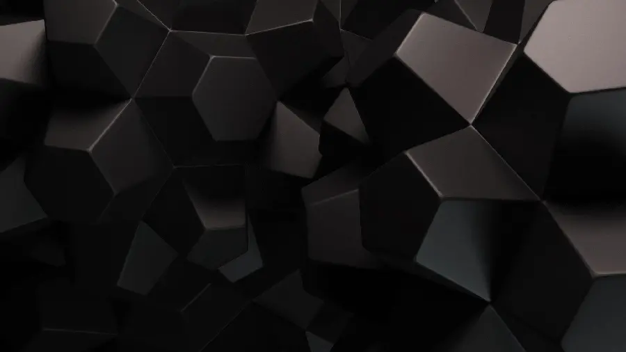 Abstract style wallpaper for desktop for dark theme lovers