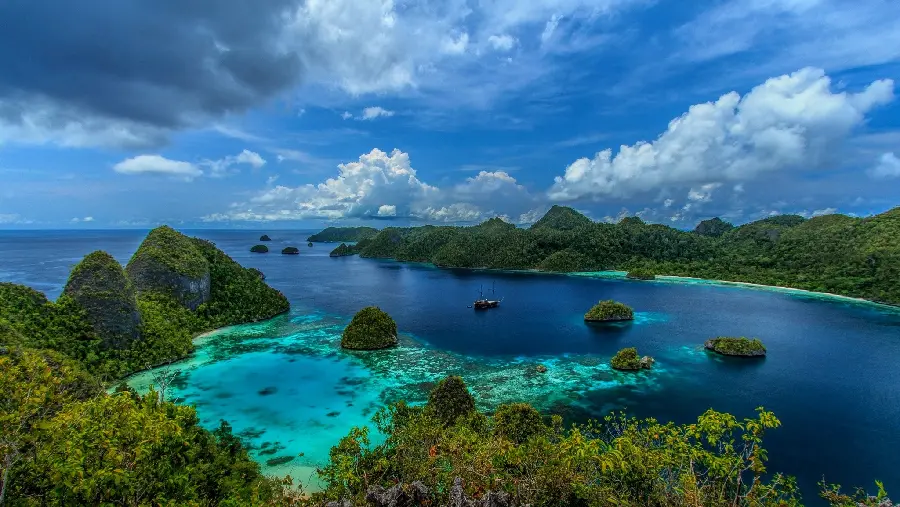 Wallpaper of a stylish place in nature and landscape Luxury