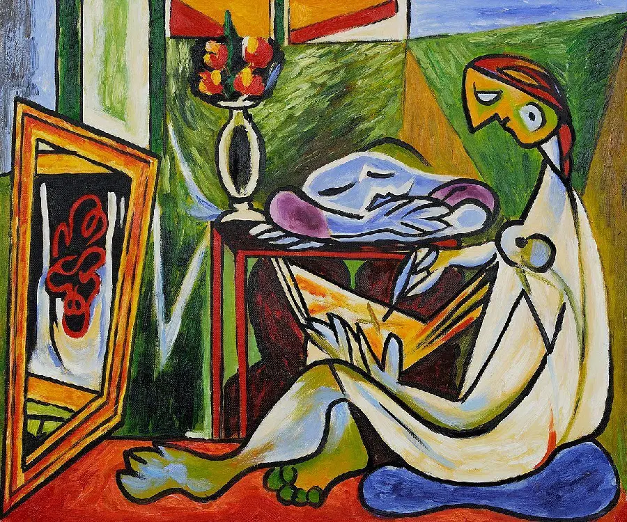 Photos of 4K quality paintings by Picasso, the city and painter of the 20th century