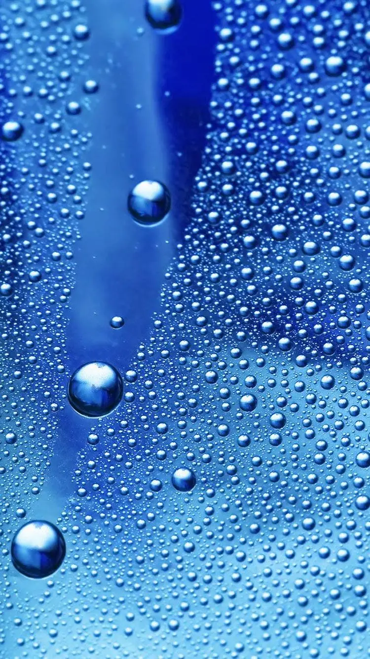 Download 3D water design iPhone background and wallpaper on glass 