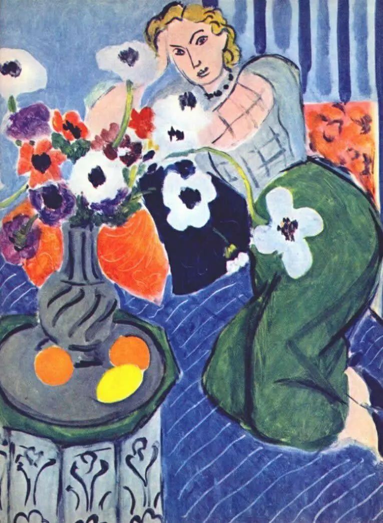 L'Odalisque, harmonie bleue, 1937 by Henri Matisse