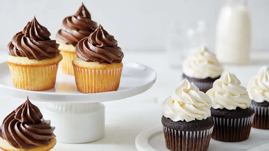 Delicious stock image of professionally baked cakes 