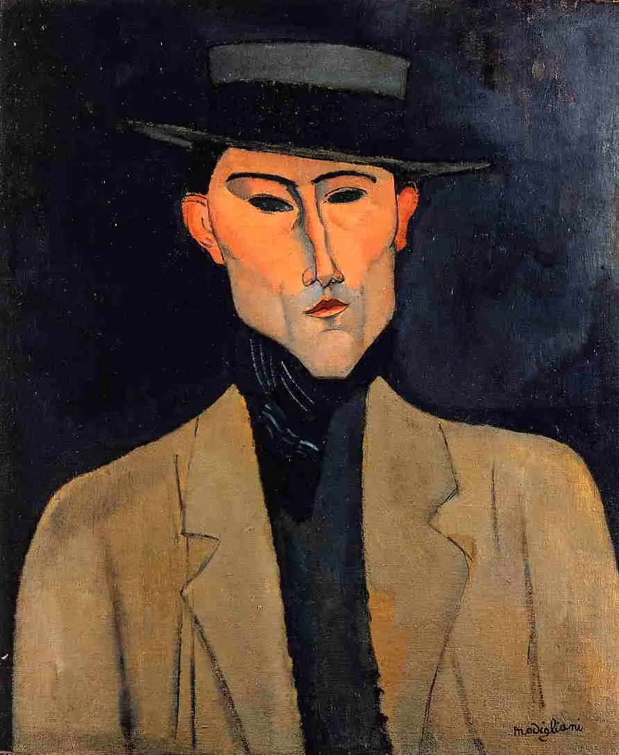 Retrato de Ambroise Vollard, 1910 by Amadeo Modigliani