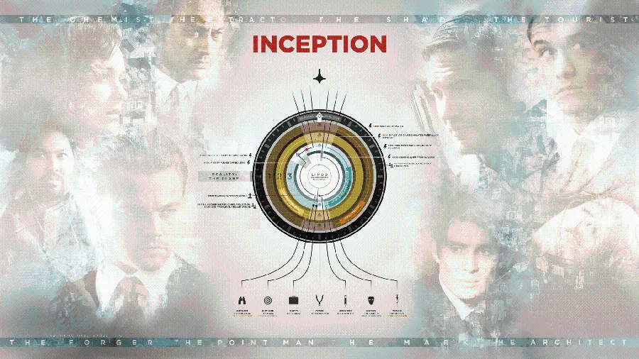 The most creative photo edit of the cover of the film Inception by Christopher Nolan