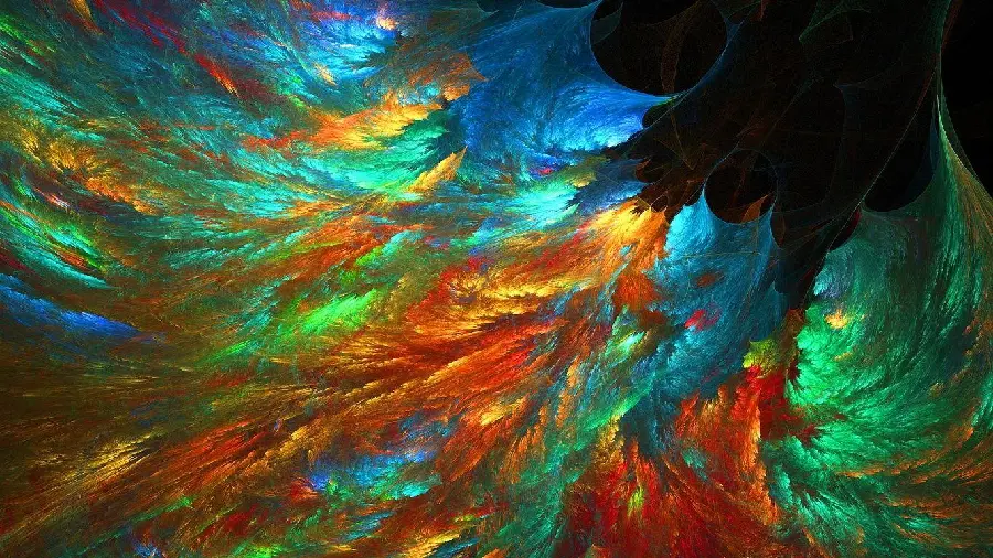 Special desktop wallpaper designed in abstract style with beautiful color variation