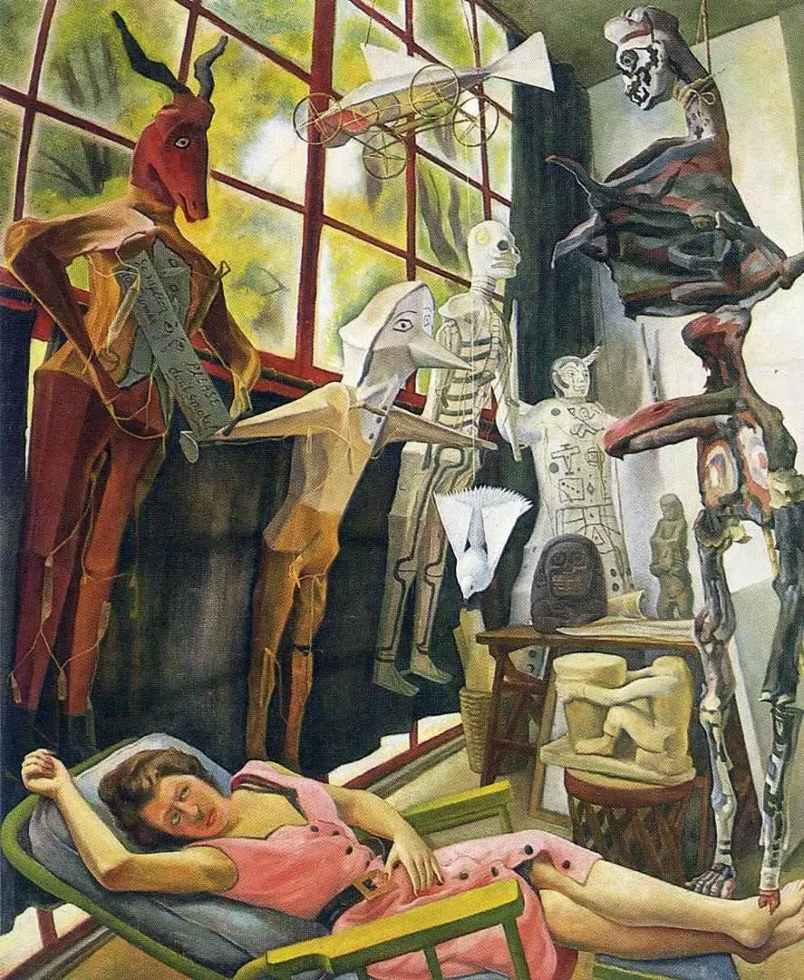 A very beautiful and artistic photo of Diego Rivera with the theme of the painter's studio