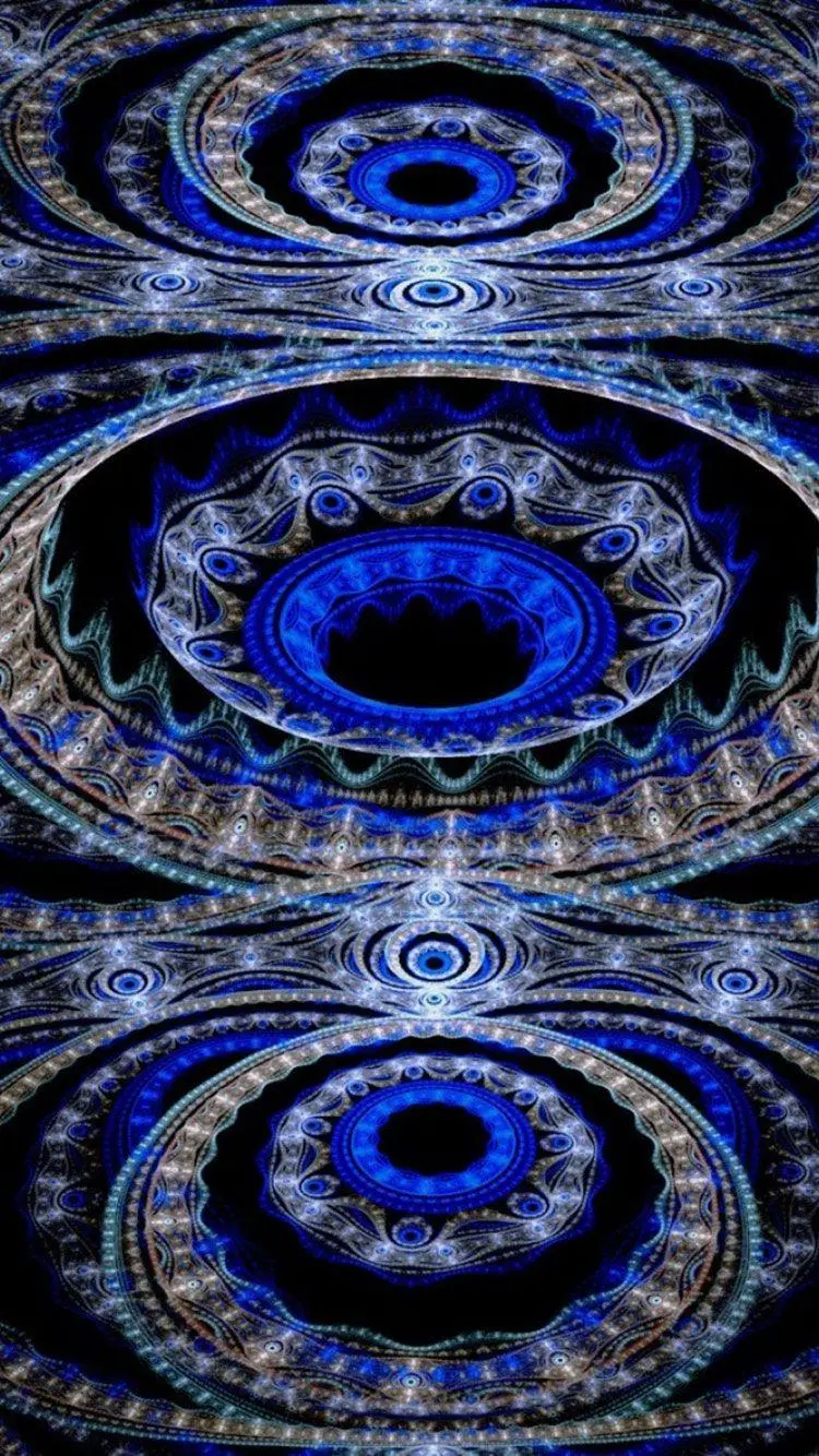 Fractal Stock Image with Irregular and Geometric Shapes