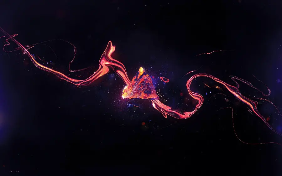 Cool illuminated background with black background for iPhones 