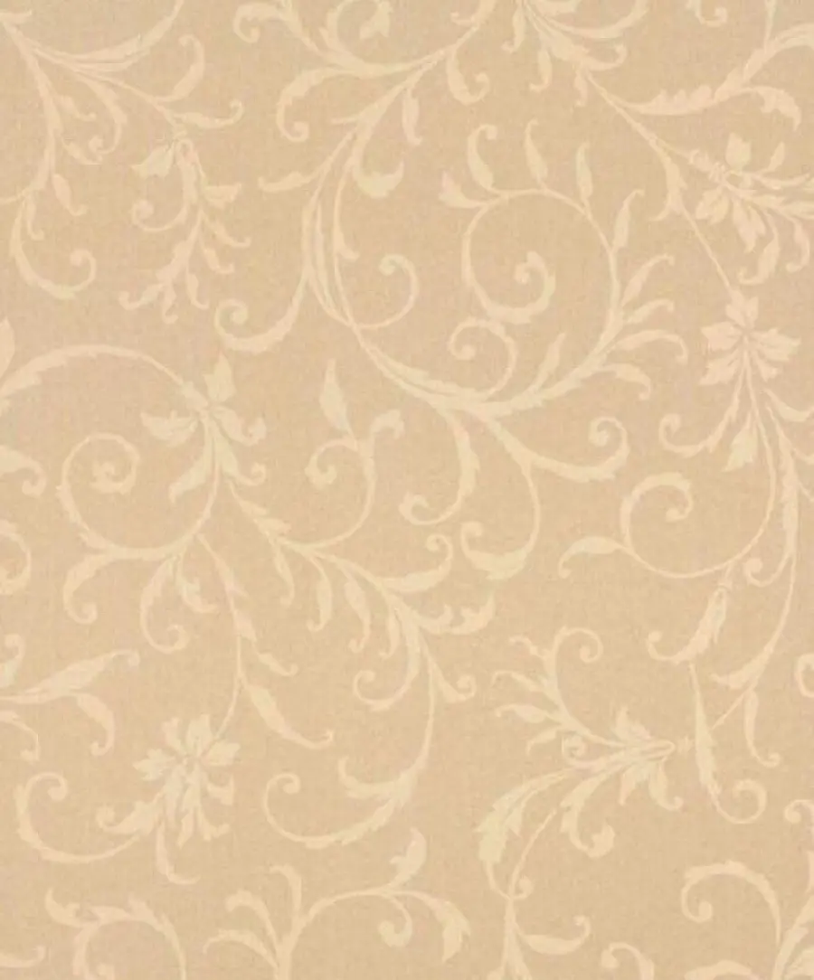 HD image of the stylish and cream-colored Baroque style pattern and texture 