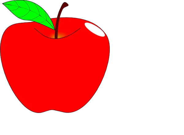 Download free cartoon picture of red apple drawing cut out without background 