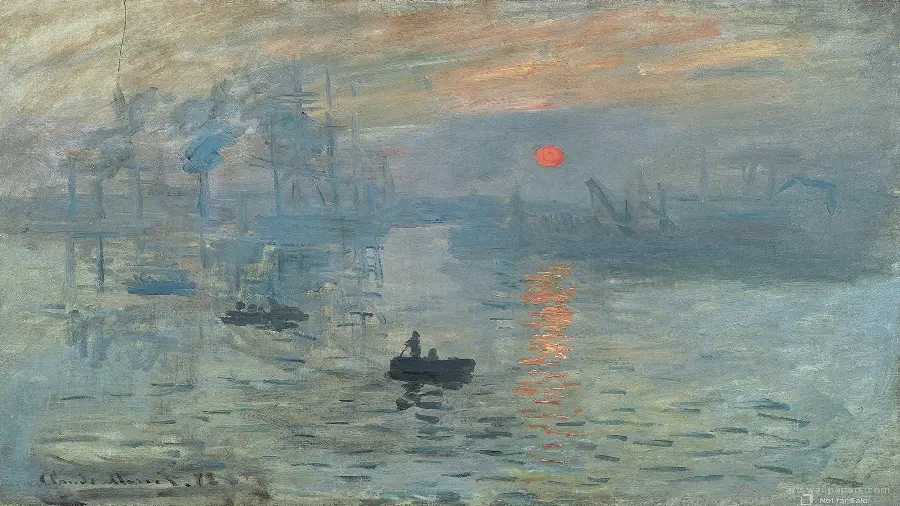 Painting La Lumière by Claude Monet Atlas of Places Claude Monet Musée Marmottan Monet 1872, Paris