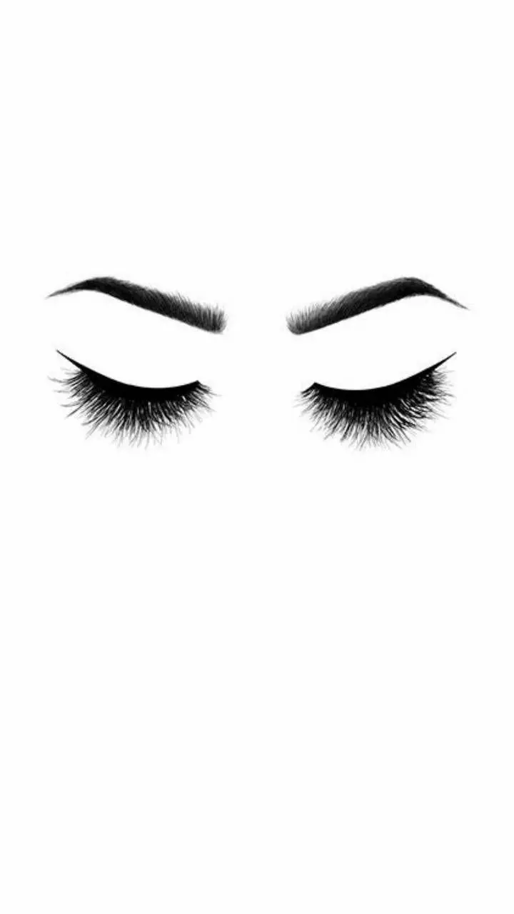 Photo of new model of eyelash implantation and lifting on white background 
