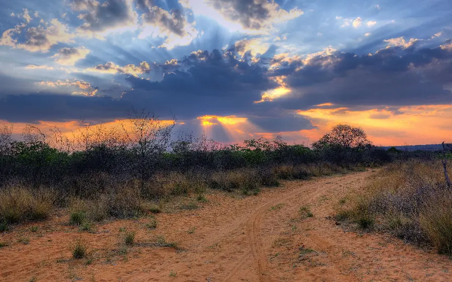 The most mysterious computer and laptop wallpaper of the desert and wilderness with a dreamy sky 
