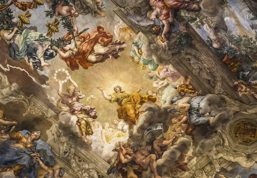 Italian Renaissance painting Stairway to Heaven, Paradise Tattoo