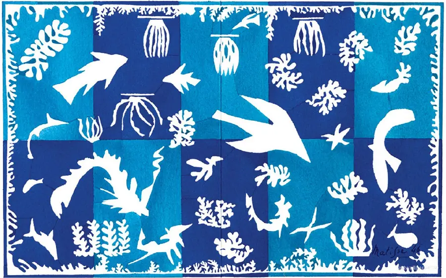 Polynesie the sky and the sea 1946 by Henri Matisse