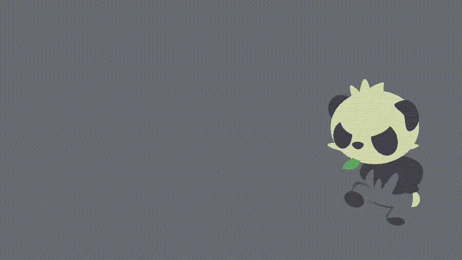 Minimalist Panda Wallpaper for Computer Screen